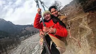 Solang Valley Zipline Adventure Manali | Full Thrill Experience 😍