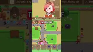 Geese are wild no matter what game! #letsbuildazoo #3dvtuber #vroid #vtuber #envtuber #geesearescary