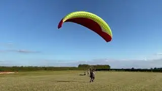 Paramotor First Take off   - Super Student Andy Day 3