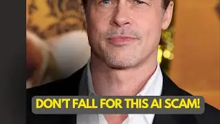 It was AI😢but she lost millions to a Brad Pitt Romance Scam