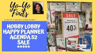 HOBBY LOBBY PLANNER SALE