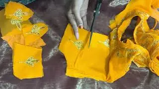 Old poshak cutting process (transfer work)