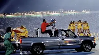 Atlanta 1996 Olympics Games Opening Ceremonies featuring Cheerleading