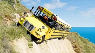 Cars vs Cliff Roads #8 - BeamNG DRIVE | BeamNG Cars