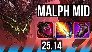 MALPHITE vs AKALI (MID) | KR Diamond | 25.14