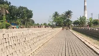 হাতে তৈরি কাঁচা ইট | Handmade Mud Bricks | Village Work