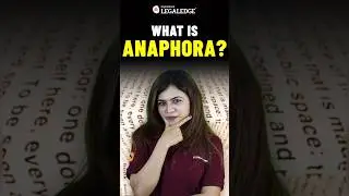 What is Anaphora? #EnglishforCLAT #CLAT2025