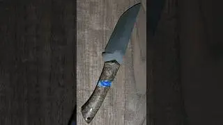 bushcraft knife for a client. #knife #diy #bushcraft #shorts