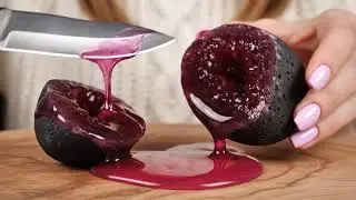 ASMR Stone Cutting with Knife | Super Relaxing Cutting Sounds | Deep Relaxation & Satisfaction
