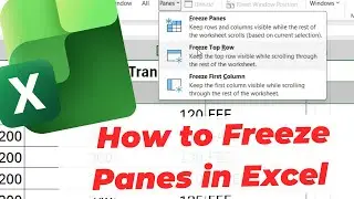 Как закрепить области в Excel (заблокировать строки и столбцы)