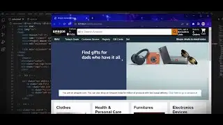 Amazon Clone / HTML / CSS / VSCode.....#coding #vscode #html #css