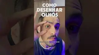 COMO DESENHAR OLHOS | #desenho #tutorial #arte