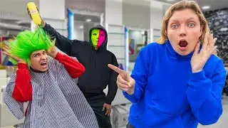 HAIR DYE PRANK ON STEPHEN SHARER w/ MYSTERY NEIGHBOR!! (GONE WRONG)