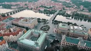 Prague Cityscape Stock Video