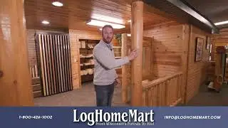 Pine Posts - Available at LogHomeMart.com