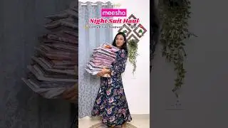 😳 Night Suit Haul Meesho 😍 Comfy Night Suit #nightsuit #meesho #onlineshopping