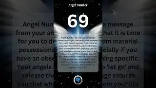 Angel Number 69 #newvideo #angelnumbers #angel #shorts #shortsvideo