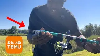 Temu Telescope Sougayilang Fishing Rod & Reel Review  | NC FISHING 