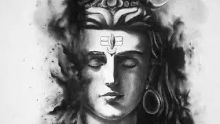 Drawing Lord Shiva Pencil Sketch|| Time Lapse ||Art And Craft With Rana