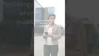 Multitasking's Toll on Efficiency: Cognitive Limitations Exposed #educational #shortvideo #today