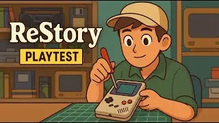 Testei ReStory (Playtest EP #03)  Um Jogo Indie Relaxante e Nostálgico no Steam