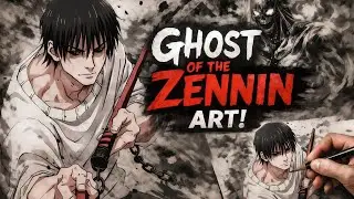 Ghost toji art 🎨 #art #toji #jujutsukaisen #viralvideo #videofeed #foryou #fypシ #reach #video 