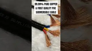 Best Quality SUBMERSIBLE Cable | 3 Core Motor cable