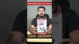 Best Book for Introduction to Law for LLB 5 Years | The Law Channel