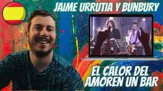 Italiano reacciona a Jaime Urrutia y Bunbury - El Calor del amor en un bar