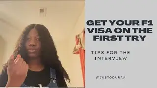 Tips for USA F1 Visa Interview|Pass on your first try!|F1 Visa Experience
