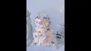 Crystal-crowned cake with atmosphere #Crown Cake #Recommended