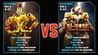 REAL STEEL WRB Final Midas Gold VS Tri Gore New Robots GOLD UPDATE