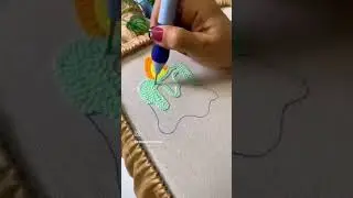 #satisfying #needle #embroidery #satisfyingvideo #needlepoint #needlework #art