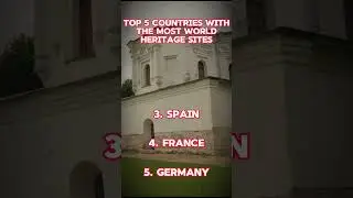 Top 5 Countries with the Most World Heritage Sites #shorts