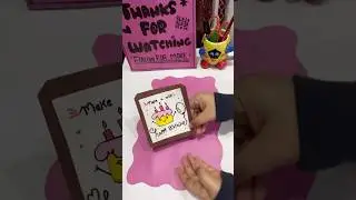 DIY birthday card idea-handmade birthday card! #DIY #craft #handmadecards 🎂🎆 #cardcreations