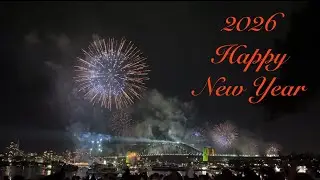 2026 Happy New Year | Sydney largest ever fireworks shot from Lookes Avenue Reserve