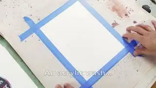 Strathmore Heavyweight Mixed Media Demo with Graham Smith