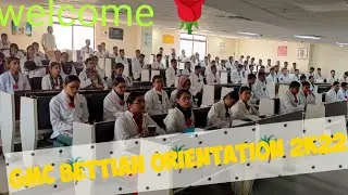 Gmc bettiah orientation program. lovely juniors 2k22 batch
