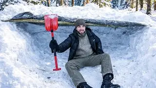Bandau Pastatyti Sniego Namą Ir Jame Išmiegoti Prie -20°C