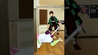 Mitsuri & Tanjiro caught in 4k 🍑👀😂  #anime #comedy #demonslayer #tanjiro #iguro #mitsuri