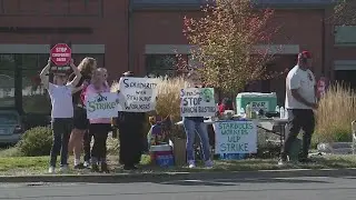 Starbucks workers strike, protest over employee&rsquo;s firing in Ladue