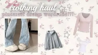 clothing haul | thrifted dream wardrobe?! ☆ (old navy, goodwill, etc.)