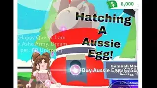 Hatching a Aussie egg! | My inventory | Estate house tour | Adopt me | Roblox