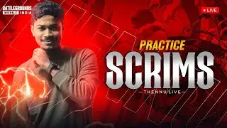 🛑SCRIMS PRACTICE MATCHES WITH MOKKA COMMENTARY THENNU #thennulive  #bgmi #roommatch