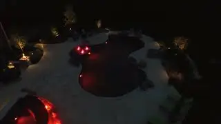 A Custom Outdoor Living Space including Pool, Spa, and Patio