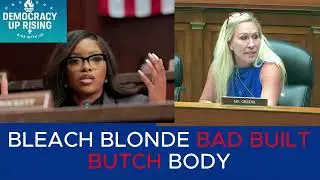 Jasmine Crockett Fires Back on Marjorie Taylor Greene &ldquo;bleach blonde bad built Butch body&rdquo;