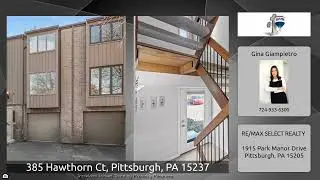 Real Estate: 385 Hawthorn Ct Ross Twp Beautiful Townhouse for Sale