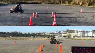 Static camera is the best way to analyze the online moto gymkhana race 12.02.25