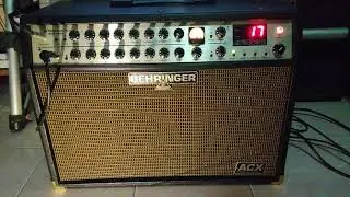 ♞ Behringer Ultracoustic ACX1000 Vocal Test ♞