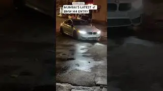 MUMBAI&rsquo;S LATEST SILVER BMW M4 ENTRY IN MUMBAI MIDNIGHT #SHORTS#INDIA#car#bmw